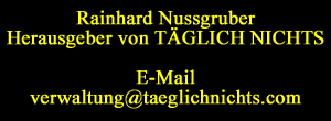 Grafik: Signatur Herausgeber T&Auml;GLICH NICHTS
